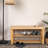 Bamboo Storage Bench with 2 Shelves 