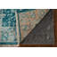Tapis vert en laine vert Oushak