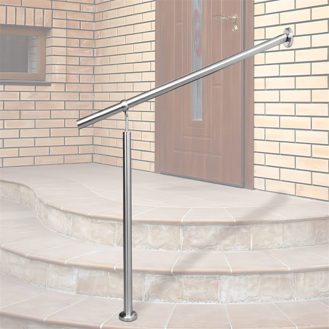 90cm H x 100cm W x 9cm D House Entrance Railing