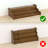 Freestanding Bamboo Spice Rack with Adjustable Racks-96230830