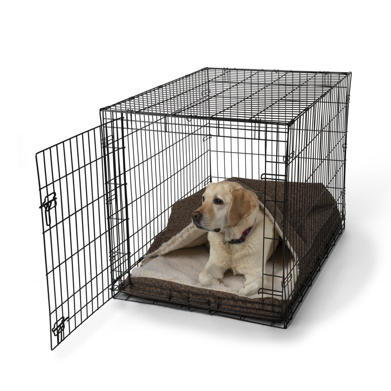 Lit de grotte 100% lavable, H 3 po x l 15 po x P 23 po, Brun clair Merlin