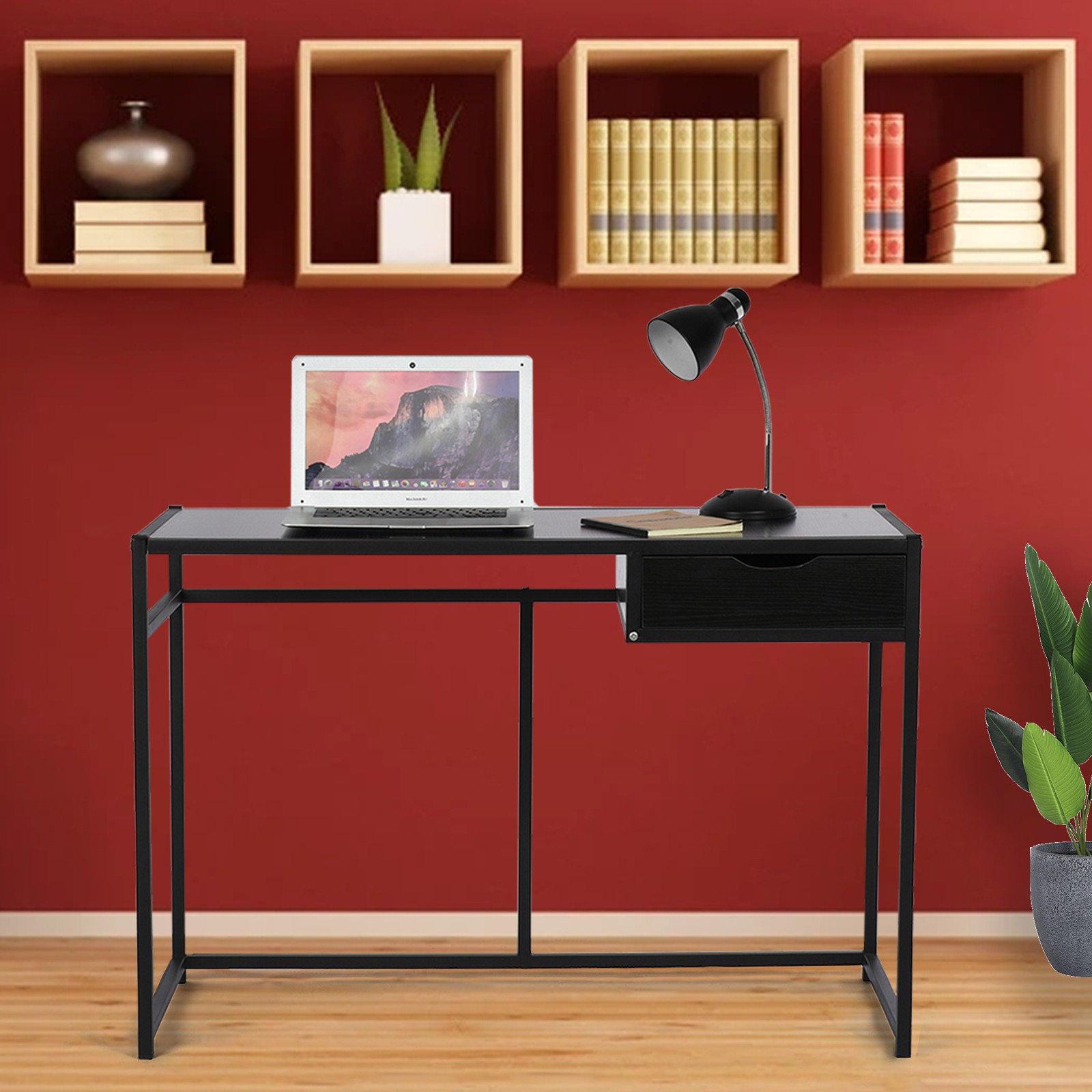 XSIX Stainless Steel+MDF Computer Desk Wayfair Canada
