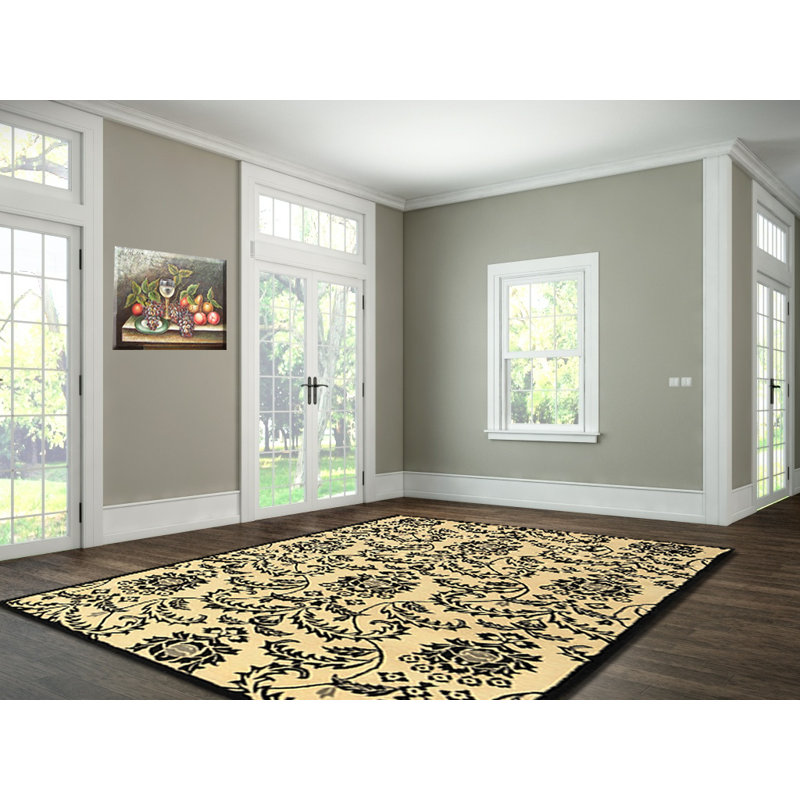 Colyt Wool Ikat Indoor Rug, Square 1'6"
