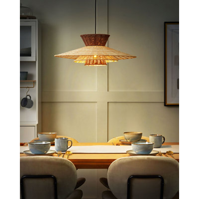 Alvira 1 - Light Natural Unique/Statement Pendant