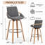 Tabourets pivotants en polyester Uniondale-2091485479-2091485472