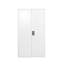 Metal Storage Cabinet Locking 2 -Door Steel 3 Shelf Cupboard Office & Garage-1866557342