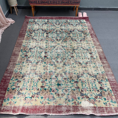 Tapis beige Classic Patchwork, 65 po x 96,5 po