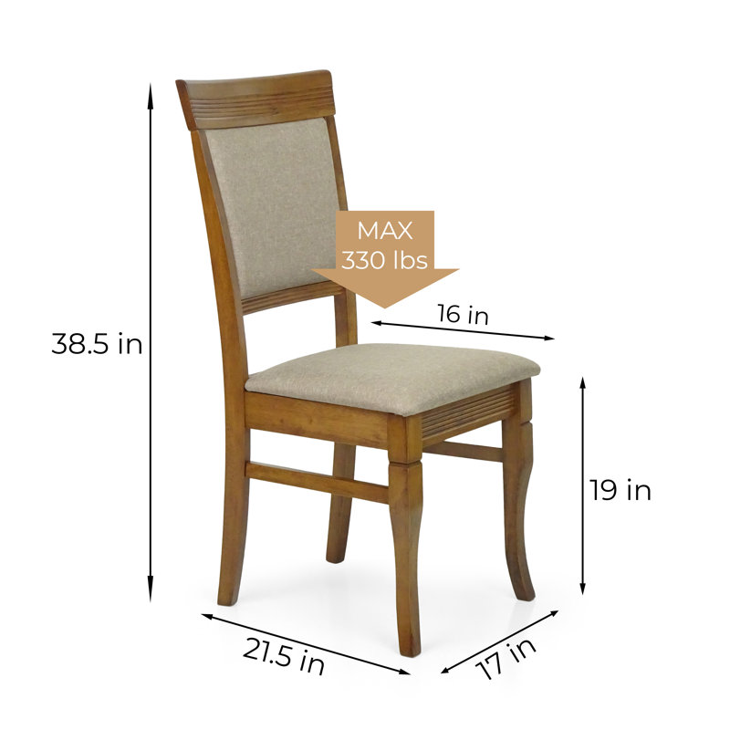 4 - Person Solid Wood Solid Wood Top Pedestal Dining Set, Medium Brown/Grey