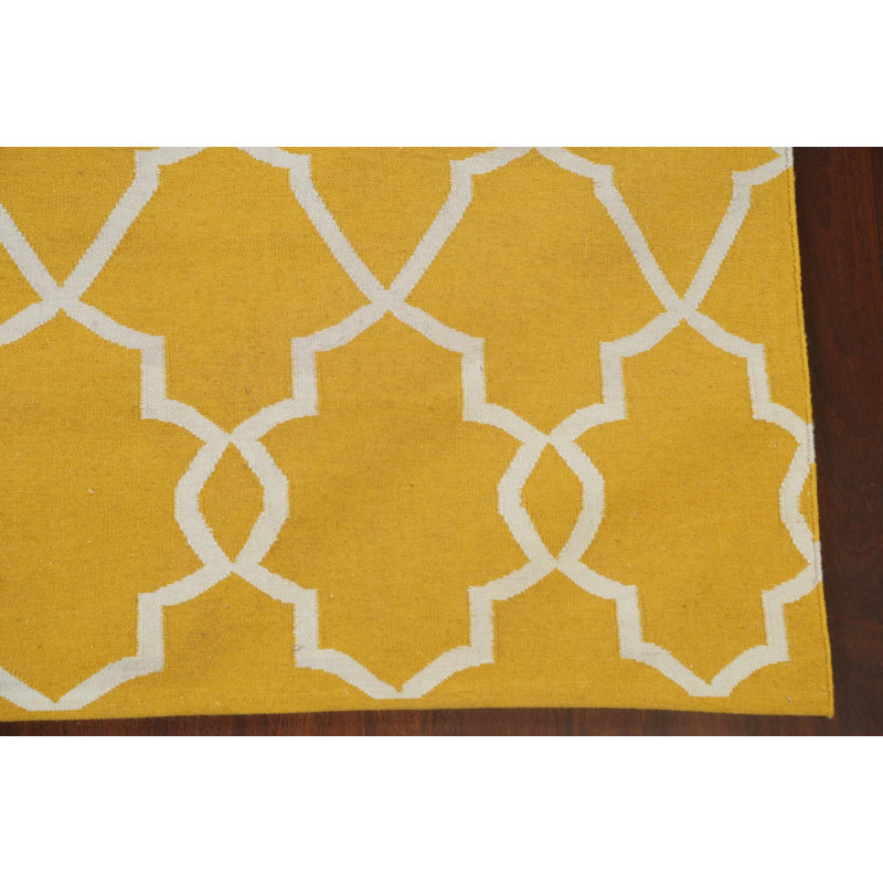 Wool Geometric Indoor Rug