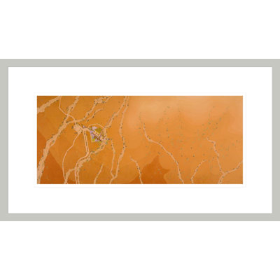 Aerial Taliesin West by Frank Lloyd Wright - Framed Giclee Print