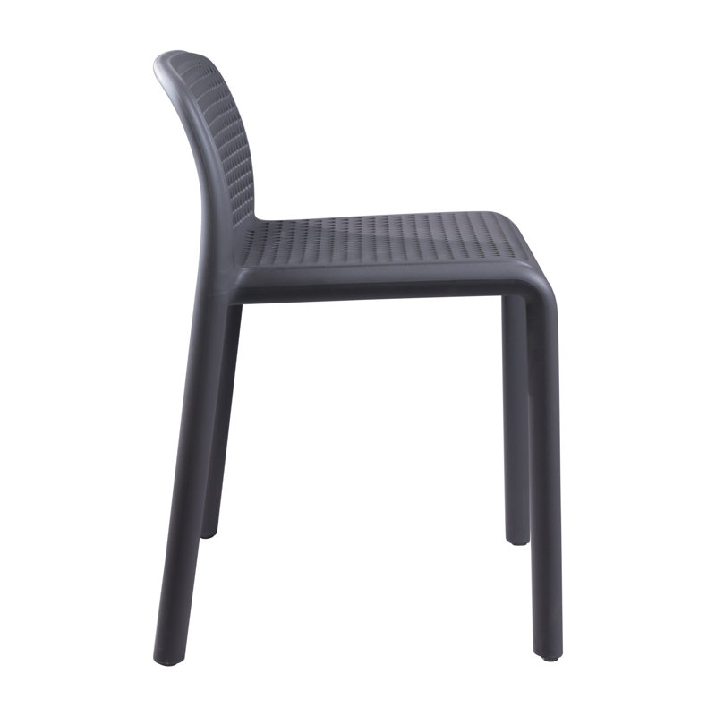 Birydiana Borel Dining Chair, Dark Gray, 4