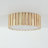 14'' LED Light Wooden Flush Mount Ceiling Light