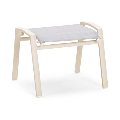 Colleton Metal Outdoor Ottoman with Sunbrella® Cushion