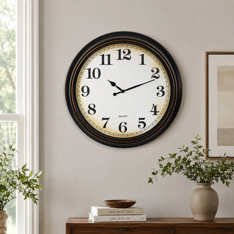 Horloge murale de 24 pouces