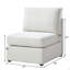 Chaise sans accoudoirs Chauncy - Ivoire-253900888