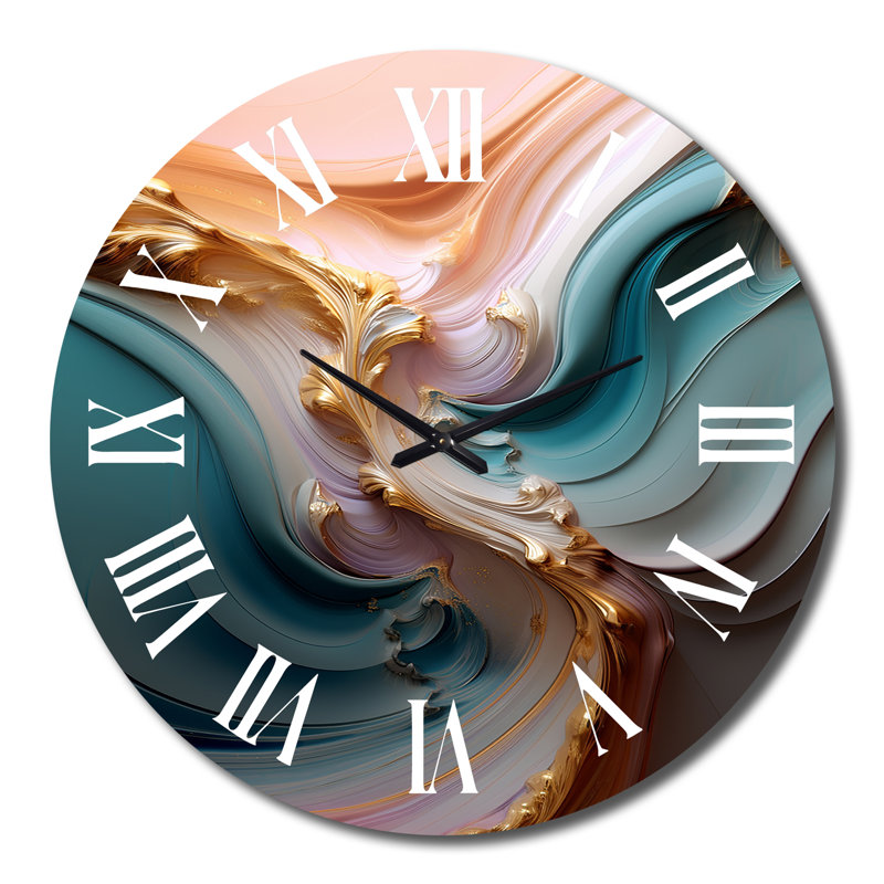 Horloge murale Exquise Wave Symphony, Grand