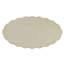 Table basse à plateau ovale de style français, blanc antique, rangement ouvert, pieds en bois massif pour espace de vie principal avec design, pieds, pièce principale convenable