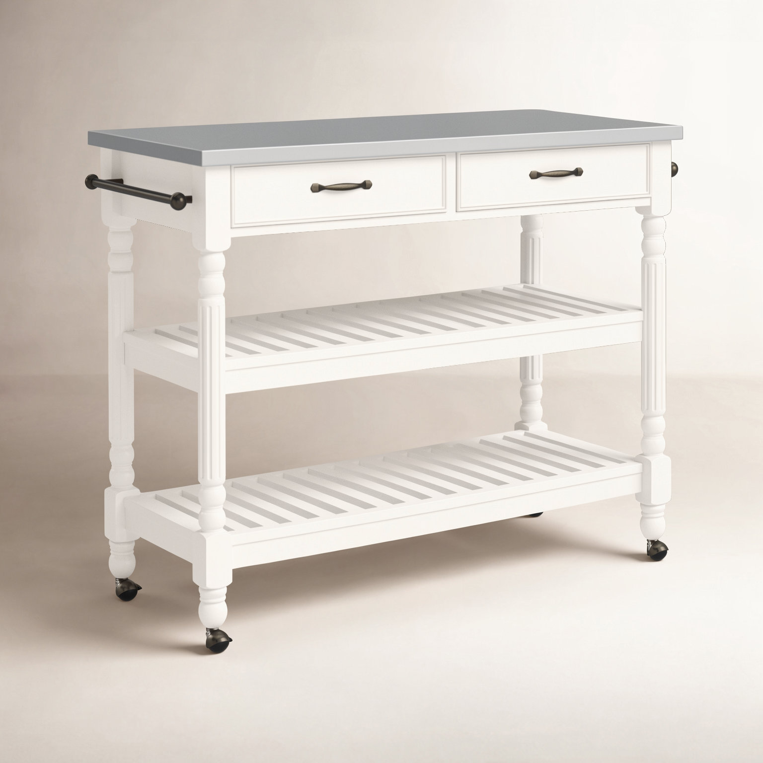 Dobbs Kitchen Cart, Off-White