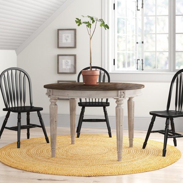 Laurel Foundry Modern Farmhouse Kimmons Round Solid Wood Dining Table ...