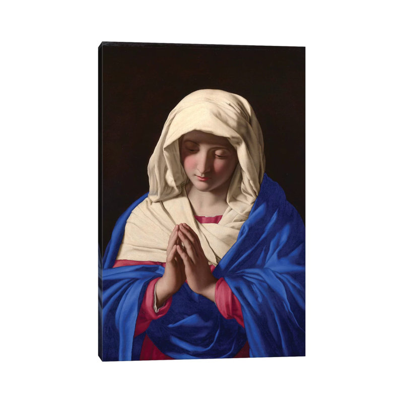 The Virgin In Prayer, 1640-50 by Il Sassoferrato - Painting on Canvas, Wrapped Canvas, 66.04cm H x 45.72cm W x 1.91cm D