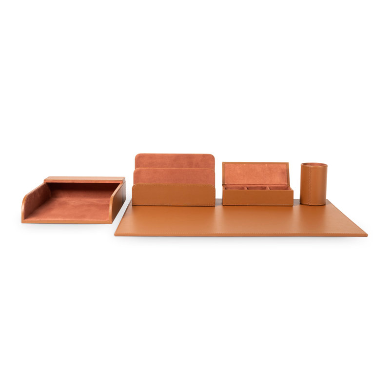 Hunter Letter Caddy Paper Organizer, Tan