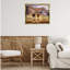 «Horses & Desert Cliff», art mural encadré flottant par Claire Goldrick-73846259-73846260