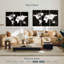 Carte du monde Aliaz White Contrast-108144000