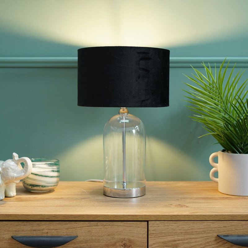 45cm Desk Lamp, Black, Silver