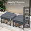 Carnahan Outdoor Patio Ottoman-2075819131-2075819130