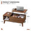 Table basse à plateau relevable Rhyth-114851162
