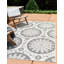 Tapis d'intérieur / extérieur gris Sebastian-1064531345