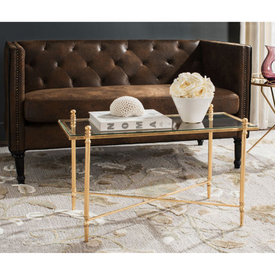 Oxendine Glass Top Coffee Table