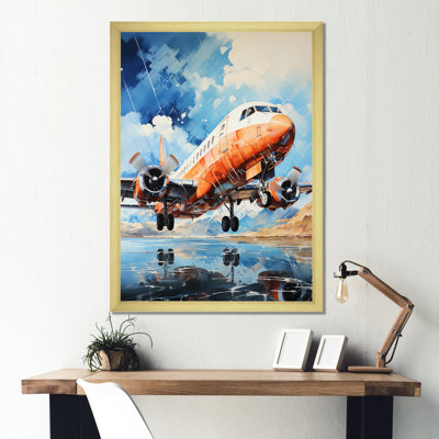 «Plane Wildlife Takeoff Anticipation I», reproduction sur toile