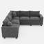 Canapé modulaire moderne avec rangement caché Elara-122070595