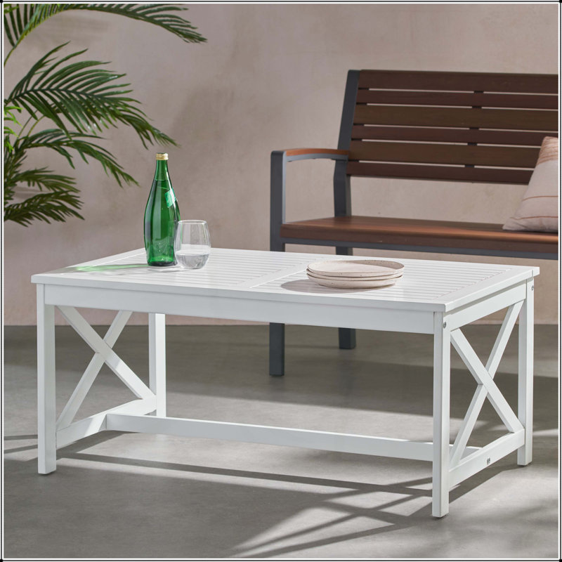 Table basse, Blanc