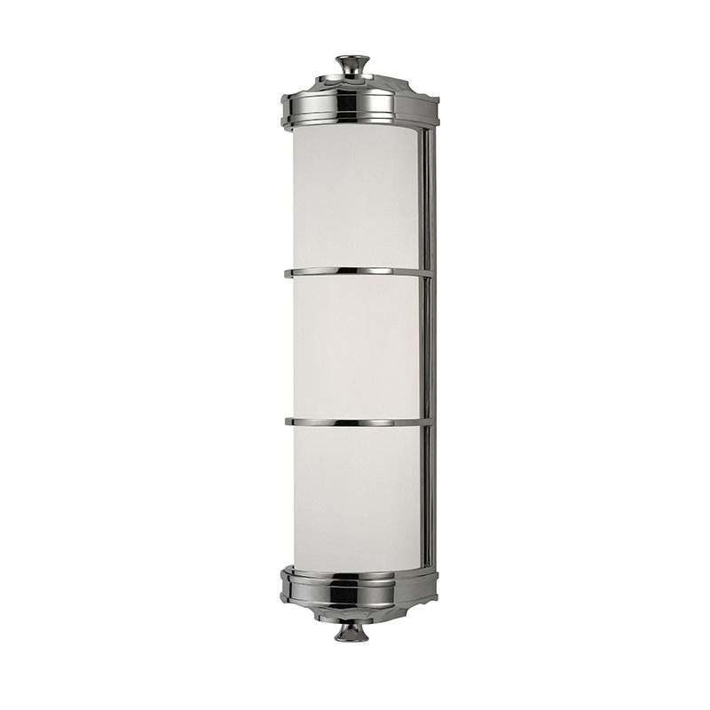 Plafonnier encastré 1 lumière Albany, Nickel poli