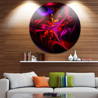 « multicolore magenta en verre coloré », impression sur métal