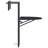 Reis Folding Steel Balcony Table-1991595731