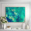 Blue And Green Abstract Giclee On Canvas