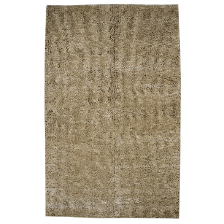 Tapis brun tissé à la main Armadillo