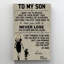 «Kyleerose To My Son Love Mom», impression sur toile-153692567