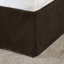 Faux suède 7 pièces - très grand brun, froissé - édredon literie vapeur-125963412