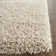 Shag Solid Color Area Rug In Beige
