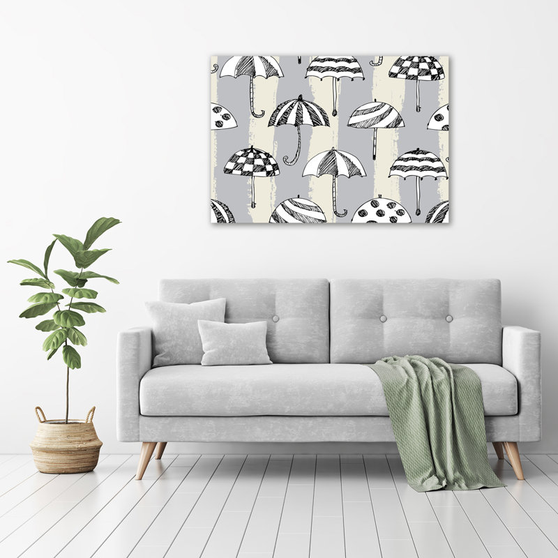 Umbrellas - Wrapped Canvas Print
