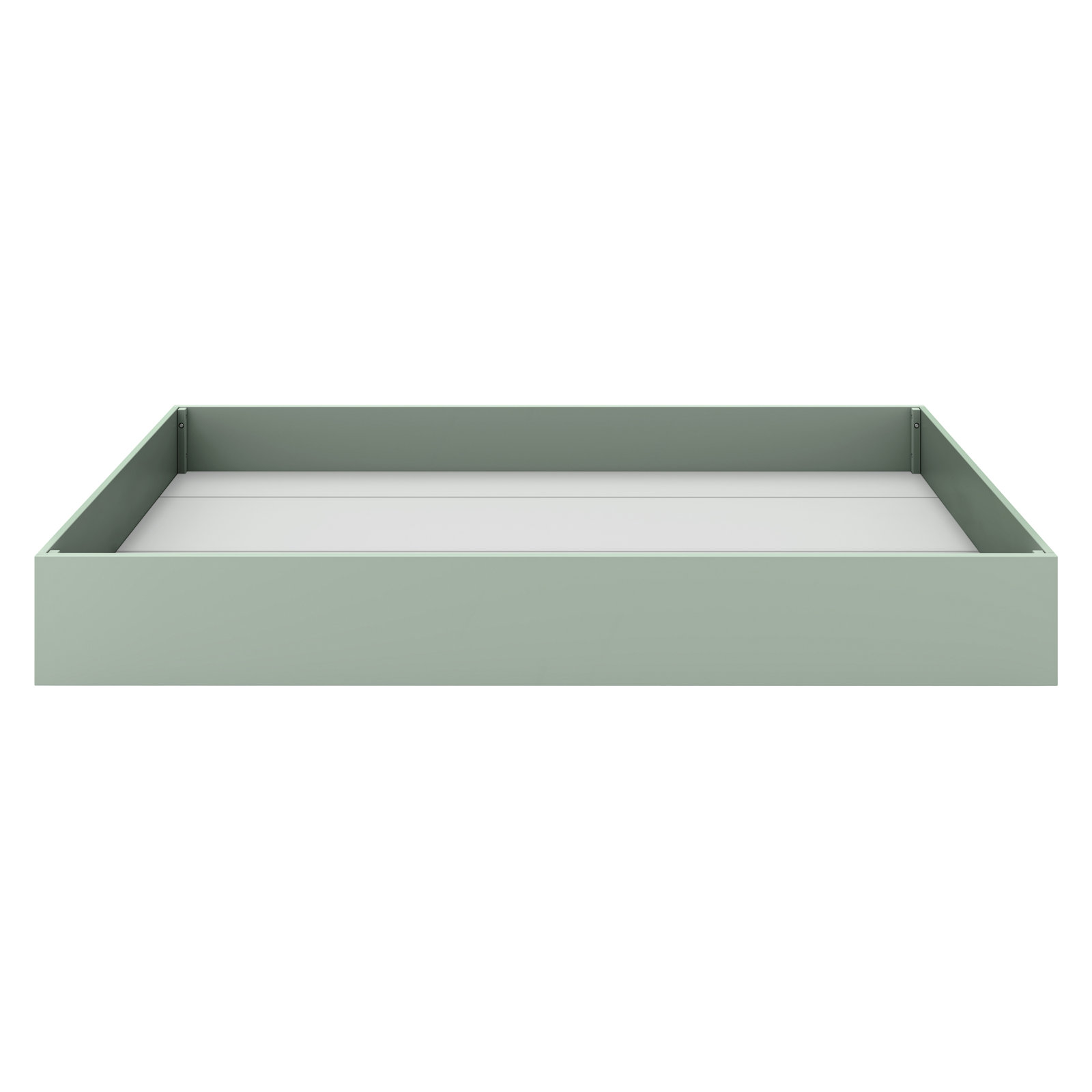 Tiptoe Storage Trundle Unit, Light Sage