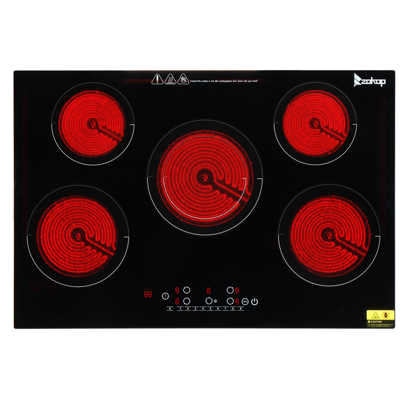 Plaque de cuisson électrique 5 brûleurs Winado