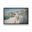 Impression sur toile White Cliff Whispers, dans un cadre en érable américain, 32 po x 48 po-1639869351-1639869357