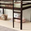 Lit mezzanine en bois massif avec échelle, plateforme de lattes renforcées-129651707-129651708