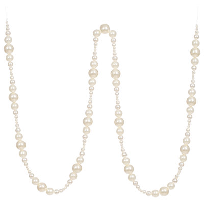 Pearl Ball Garland - 6 Feet Set Of 6