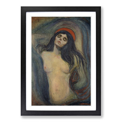 Madonna by Edvard Munch - Framed Print
